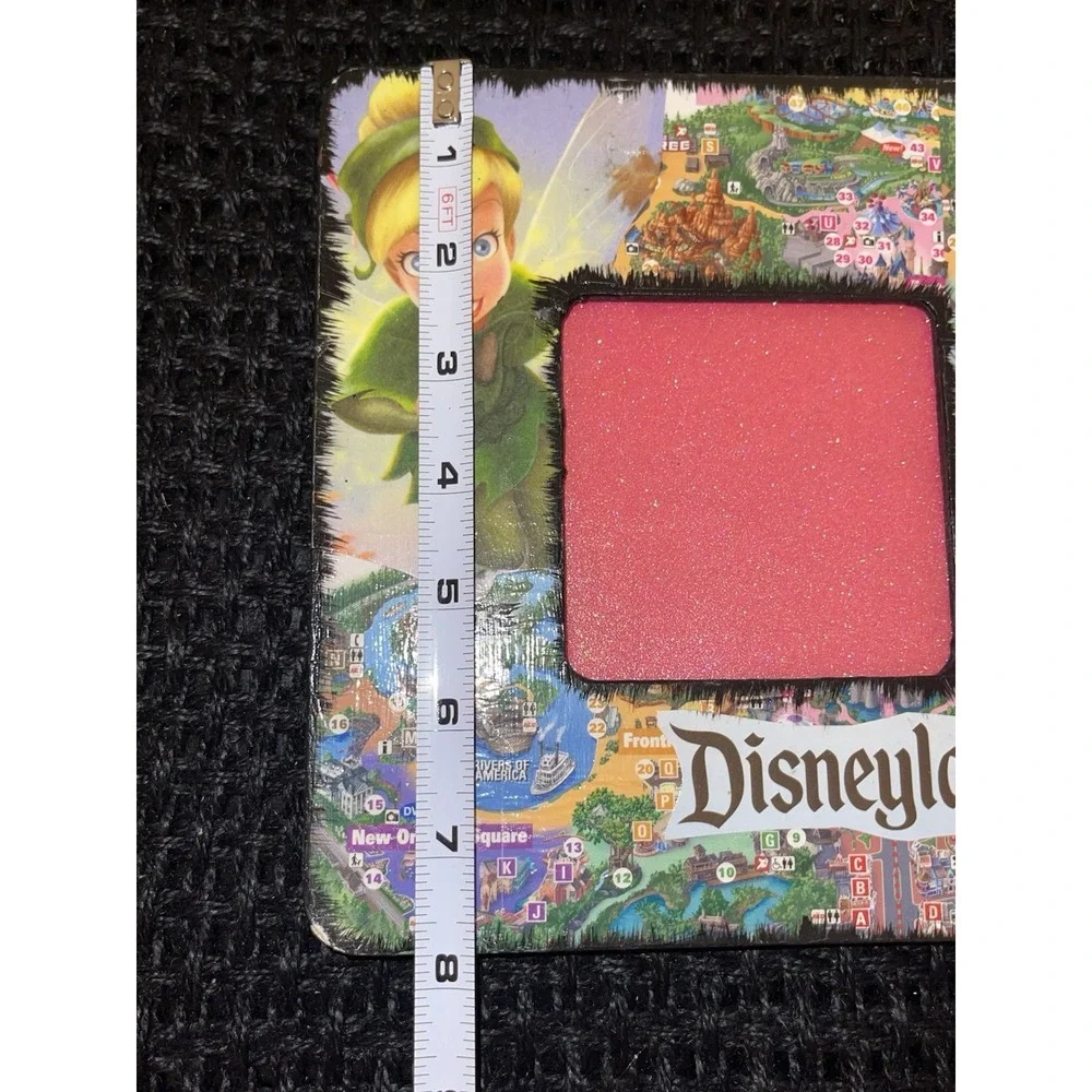 Vintage Disneyland Tinkerbell Faux Wood Picture Frame Lightweight